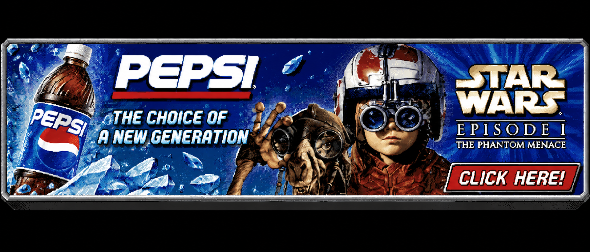 Pepsi Star Wars Episode I - Click Here